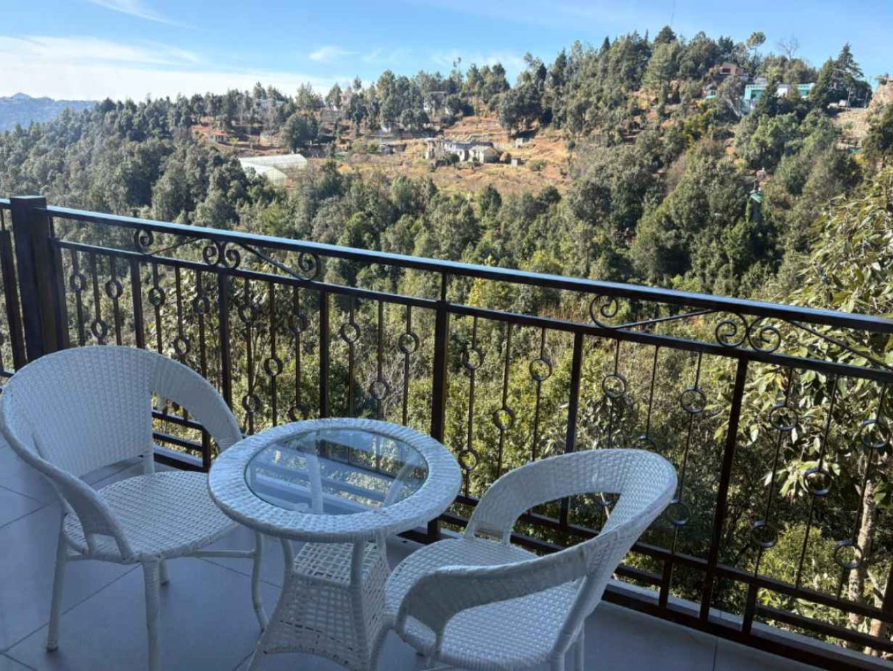 garden view room in mukteshwar